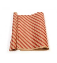 Kırmızı Çizgi Baskılı 40Gr İthal Şamua Kraft Ambalaj Kağıdı 70x100CM