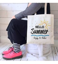 Hello Summer Tasarım Plaj Çantası