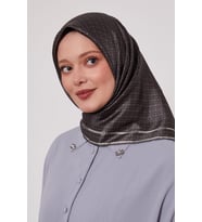 Levidor Kristal Eşarp - 06128 (Gri)