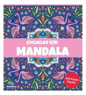 Çocuklar İçin Mandala - Lacivert