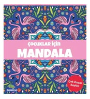 Çocuklar İçin Mandala - Lacivert