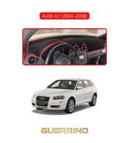 AUDI A3 (2004-2008)TORPİDO KORUMA HALISI KIRMIZI KENAR