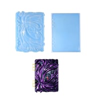 Epoksi Silikon Kalıp Defter Kapağı Ön Arkalı Ve Bağlayıcı Metal