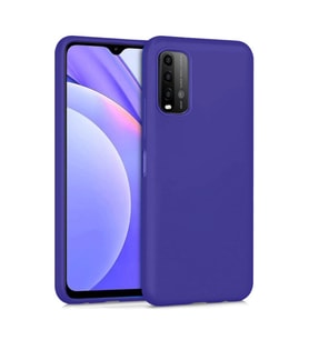 Xiaomi Redmi 9t Kılıf Nano İçi Kadife Silikon - Mor