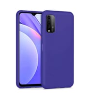 Xiaomi Redmi 9t Kılıf Nano İçi Kadife Silikon - Mor