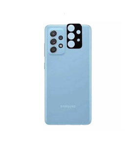 Samsung Galaxy A52 Uyumlu Zore 3D Kamera Camı (Siyah)