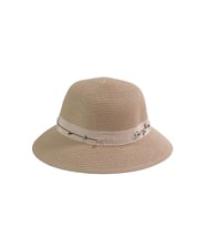 Çiçek Şeritli Kadın Şapka 1297 (Pembe)