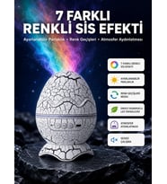Yıldız Gökyüzü Efektli Çok Modlu Gece Işığı