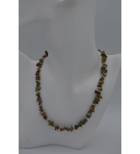 STONEAGE UNAKİT DOĞALTAŞLI KOLYE (Altın / Dore)