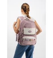 Ventis Unisex Okul Çantası Lise Ortaokul Sırt Çantası 43*30 Cm Su Geçirmez Kumaş Çok Cepli Vnt1-B
