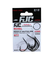 FJC 4354 Hosoji Mutsu Black Nickel İğne No:4 (16 Adet)