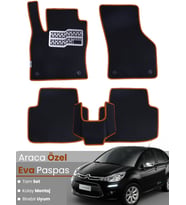 CİTROEN C3 (2002-2009) Uyumlu EVA Paspas Tam Set–Araca Özel,Su Geçirmez,Hızlı ve Kolay Montaj