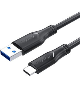 USB 3.0 to Type-C 60W 10Gbps Data ve Şarj Kablosu 1 Metre