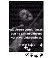 Neşet Ertaş Söz Puzzle 240 Parça Yapboz