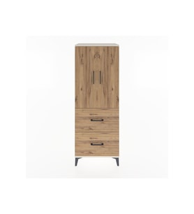 Hyperion Dolap 3 Raflı 2 Çekmeceli 2 Kapaklı 60x44x163 Aytaşı-Çam