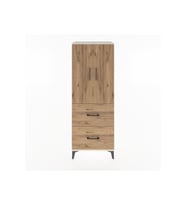 Hyperion Dolap 3 Raflı 2 Çekmeceli 2 Kapaklı 60x44x163 Aytaşı-Çam