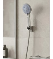 Çok Fonksiyonlu 4 Kademeli El Duşu Seti Spiral Hortumlu Banyo Duş Başlığı