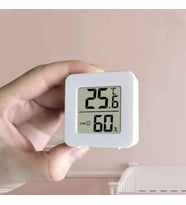 Mini Sıcaklık Nem Ölçer LCD Ekranlı Oda Termometre Duvara Takılabilen Masaüstü Isı Göstergesi