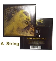 Pirastro 415221 Keman Tek Teli - Evah Pirazzi Gold A (La) 4/4 Kemanlarla Tam Uyumlu (Üst Segment - Alüminyum Sarım)  Evah Gold Serisine Özel Altın Sıcaklığında Ton Karakteri ve Soloist Kalitesi  Uyum: 4/4 Kemanlar İçin 2. Tel (Bilye Uçlu)