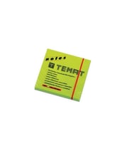 Temat Yapışkanlı Not Kağıdı 75x75 MM Fosforlu Yeşil Yapışkanlı Post-it