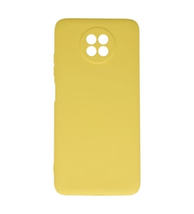 Xiaomi Redmi Note 9 5g Kılıf Nano İçi Kadife Silikon - Sarı