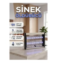 M90 Elektrikli Sinek Öldürücü – Çift UV Işıklı Tek Tuş Kontrollü