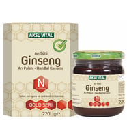 Aksuvital Arı Sütü Bal Polen Ginseng Karışımı Normal Doz