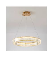 Katherina Kristal Taşlı Led Avize RA-AVZ- 6281-73-19 (Gold)