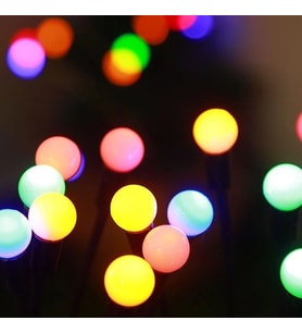pilelistore 8 Led'li Güneş Enerjili Ateş Böceği Çiçek Lamba S-52