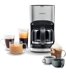 Kenwood Filtre Kahve Makinesi Cmm10.000Bm - 900 Watt, Metalik, 12 Fincan Kapasite, Damlatma Önleyici