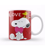Snoopy Peanuts I Love You 02 Kupa Bardak Porselen