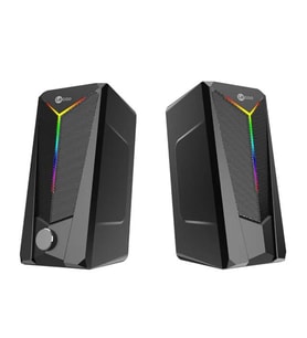 Lecoo DS104 Kablolu Usb + 3.5Mm Jack 6W 80Db Rgb Işıklı 1+1 Gaming Speaker - Hoparlör