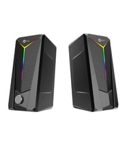 Lecoo DS104 Kablolu Usb + 3.5Mm Jack 6W 80Db Rgb Işıklı 1+1 Gaming Speaker - Hoparlör