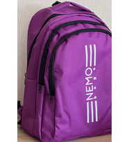 NEMO BAGS Unisex  Sırt Çantası Spor Büyük Boy Okul Çantası, 16,9 inç, 45x30x15cm 24lt (Mor)