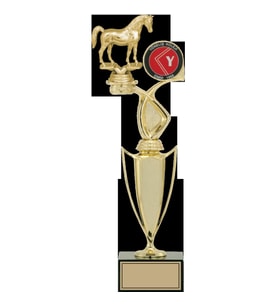 ODAK KUPA - Figürlü Kupalar - At Figürlü Kupalar FG-043 A - 41 cm
