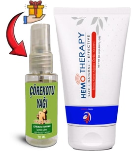 Hemo Therapy: 1 Adet>iskoç Karaağaç Özlü An.al Bakım Kremi 50 ml + Çörekotu Yağı
