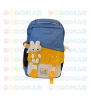 Young51665 ayıcık maskot 2göz okul sırt çantaMAVİ