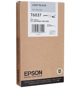 Tonersepeti Epson T6037-C13T603700 Orjinal Açık Siyah Kartuş