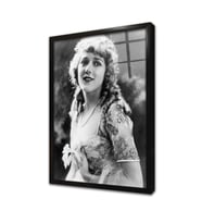 Mary Pickford Çerçeveli Cam Tablo