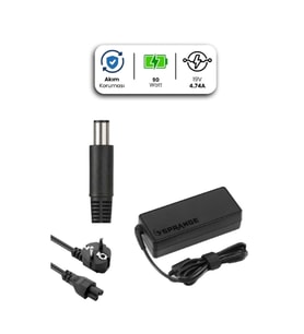 Periboia 19V 4.74A 7.4 * 5.0mm 90W HP İçin Laptop Adaptör (Çok Renkli)
