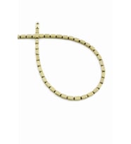 Hematit Doğal Taş Parlak Antik Sarı Dikdörtgen Kesim 2x4mm Dizi [AA]