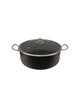 Tuna House Granit Derin Tencere  28 Cm  Siyah