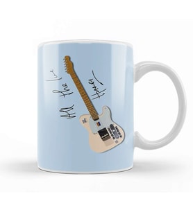 Harry Styles Guitar 010 Kupa Bardak Porselen