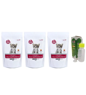 Yavru Kedi Süt Tozu 3 Adet + Biberon 60 Ml Biberon 