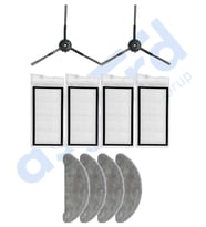 Roidmi Eve - Eve Plus Uyumlu 2 Yan Fırça 4 Filtre 4 Mop PKT-iasgf0000667