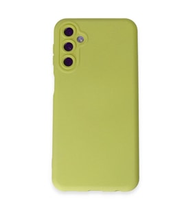 Samsung Galaxy M34 5g Kılıf Nano İçi Kadife Silikon - Sarı