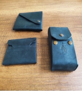 Sumerian Minimalist Crazy Deri Cüzdan, Kartlık ve Sigara Kılıfı Siyah (3 Adet Anahtarlık Hediye)