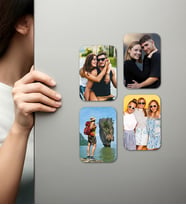 Kişiye Özel Ahşap Fotoğraflı UV Baskılı Magnet