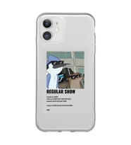 Iphone 11 Uyumlu Regular Show Mordecai ve Rigby Desenli Şeffaf Telefon Kılıfı