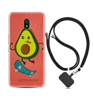 Xiaomi Redmi 8A 8 Pro 9C 9T 10C 11T Pro Kılıf Boyun Askılı Silikon Avokado Skate 1741